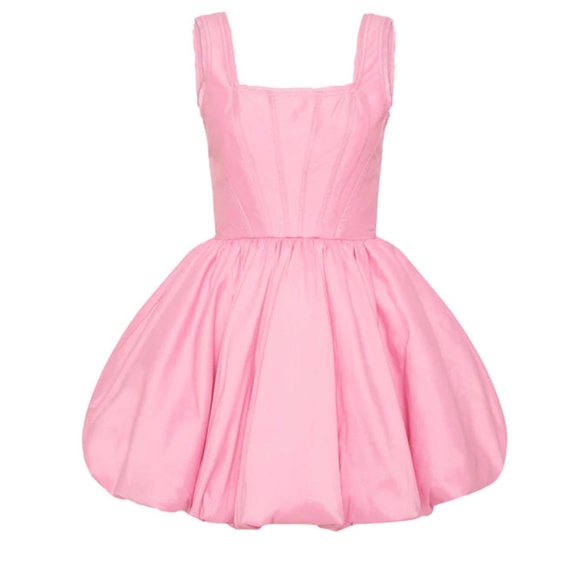 Aje Pink Suzette Bubble Mini Dress - Picture 5 of 13